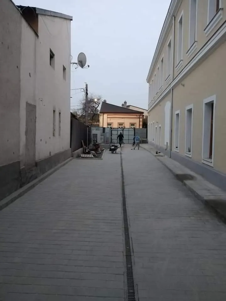 Alee pavată finalizată