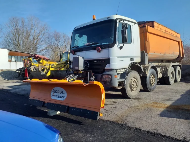 Camion cu lamă de deszăpezire al Stalgen Cons